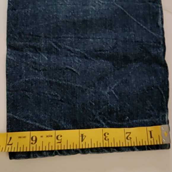 🎁 Mens Levis 502 Regular Taper Jeans Denim Distressed ripped Jeans size 29 X 29 - Picture 12 of 15